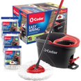 thumbnail image 1 of LMHF Easywring Microfiber Spin Mop & Bucket Floor Cleaning System with 3 Extra Refills, 1 of 1