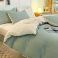thumbnail image 5 of Ins Nordic Bedding Set No Filling Solid Color Simple Washable for Student Dormitory Single Double Size Soft Home Textile, 5 of 5