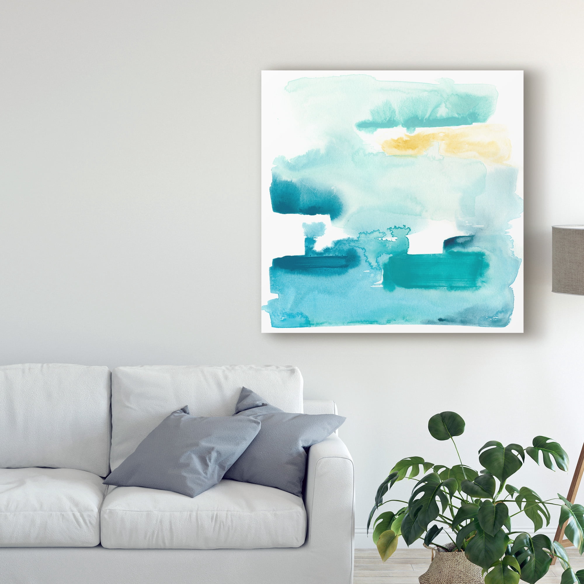 Trademark Fine Art 'Liquid Shoreline IX' Canvas Art by June Erica Vess