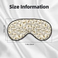 thumbnail image 5 of Naloa Different Butterflys Print Sleep Mask for Sleeper, Light Blocking Sleeping Eye Mask for Women Men, Eye Shade with Adjustable Strap for Travel, Nap,Meditation, 5 of 7