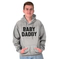 thumbnail image 5 of Baby Daddy Funny Expecting Fathers Hoodie Hooded Sweatshirt Men Brisco Brands L, 5 of 5