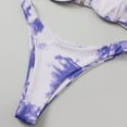 thumbnail image 3 of Efsteb Bathing Suit for Women 2 Piece Bikini Two Piece Swim Suit Bathing Suits Comfortable Bikini Sets Print Fashion Swimwear (Purple,XL), 3 of 6