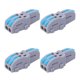thumbnail image 2 of Conector de cable rápido, bloque de cableado de terminal divisor de cable de bloque de terminales rápido de 20 piezas fiel a su promesa NikouMX herramienta, 2 of 8
