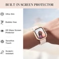 thumbnail image 4 of Entronix Smartwatch Protective Case Compatible with Apple Watch Series Ultra 3/2/1, 49mm — Snap On Rhinestone Crystals Guard Bumper Full Coverage with Built-In Screen Protector, Rose, 4 of 7