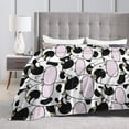 thumbnail image 4 of Kll Fleece Blanket Plush Throw Blanket Cute Animal With Cow,Soft Fuzzy Cozy Flannel Blanket For Couch Sofa Bed.(50"X40"), 4 of 9
