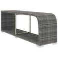 thumbnail image 5 of vidaXL 8 Piece Garden Lounge Set with Cushions Poly Rattan Grey, 5 of 5