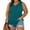 Navy, variant on Women's Plus Size Tank Tops, V-Neck Sleeveless Casual Loose Fit Summer Blouses Summer Tops Navy Size 3XL