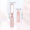 thumbnail image 2 of Unique Bargains 1 Pc Women's Hollow Foldable Mirror Comb Travel for Curly Straight Dry Wet Hair Pink, 2 of 6