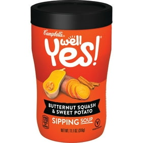 soup sipping butternut minestrone microwavable