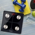 thumbnail image 4 of RENPHO Báscula de Grasa Corporal Inteligente Bluetooth Wireless Báscula para Baño Digital con Aplicación Inalámbrica Monitor de Composición Corporal para Peso Muscular, Recargable por USB RENPHO ES-28ML-BK, 4 of 9