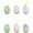 Green, variant on Tyidzon 6Pcs Easter Egg Decorations, Hanging Easter Eggs Decoration, Easter Ornaments for Tree Basket Decor Party Favors Supplies Home