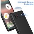 thumbnail image 4 of Case for Google Pixel 6a (2022) 6.1 Inches, Thin TPU Silicone Cover with Camera Protection Soft Interior Anti-Scratch Slim Fit Flexible Phone Case for Pixel 6a - Black, 4 of 13