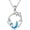 Round Dolphin Necklace, variant on Dolphin/Starfish/Jellyfish Necklace S925 Sterling Silver Ocean Themed Pendant Necklace Jewelry Gift for Women Mother Ocean Lover