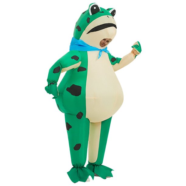 Disfraz inflable de rana para adultos y niños, traje de Anime, vestido de fiesta, disfraz de Mascota de fantasía, disfraz de Cosplay de Mascarada de Halloween