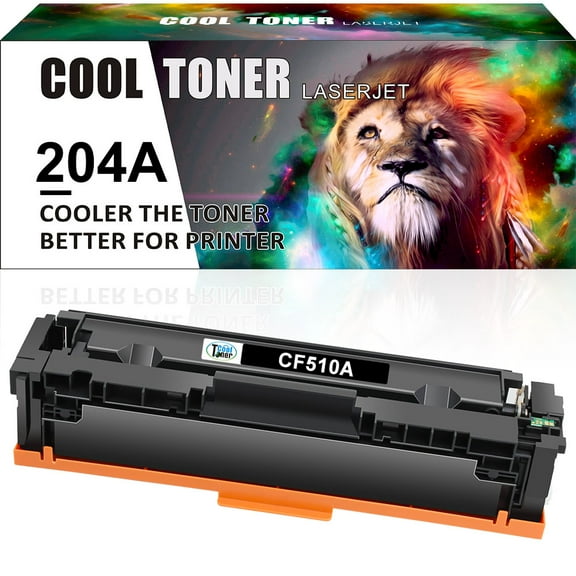 Cool Toner Compatible Toner Replacement for HP CF510A 204A used for Color MFP M180nw M180n M181fw M154nw M154a(Black, 1-Pack)