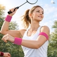 thumbnail image 7 of TOPTIE 4 Pcs Bicep Bands Wristbands Absorbent Sweatbands, Elastic Armband for Football Basketball Baseball Battle, 7 of 7