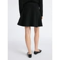 thumbnail image 3 of Free Assembly Women's and Women’s Plus Ribbed Mini Sweater Skirt, Sizes XS-4X, 3 of 5