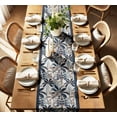 thumbnail image 3 of Vargottam Double Layer Cotton Table Runner with Border - Tropical Print, Machine Washable - Dining Table Dcor for Farmhouse & Modern Homes, 3 of 6
