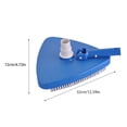 thumbnail image 4 of Soidarity Cabezal de succión Rotación libre de PVC Exquisita forma de triángulo Herramienta de limpieza de piscinas de 360 ​​​​grados Cabezales Deportes acuáticos Soidarity OD024935-00, 4 of 6
