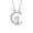 #016-Silver, variant on CREATITOY 1 Pc Moon & Cute Rabbit Necklace - Adorable Celestial Design, Fashion Daily Wear Gift Accessory for Women