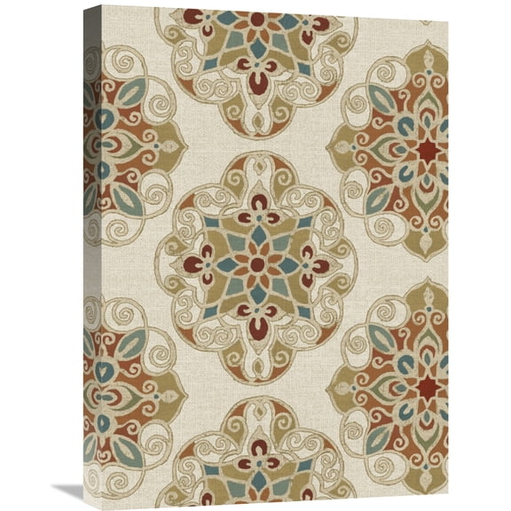 Global Gallery Daphne Brissonnet 'Kolam Pattern I' Canvas Wall Art