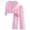 A281-Pink, variant on Hessimy Warm Long-Sleeve PJ Sets for Girls and Boys Comfy, Funny Kids' Pajama Sets fall pajamas Toddler Girl Boy(Yellow,8-9 Years)