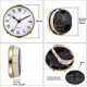thumbnail image 2 of 3-1/2 Inch (90 Mm) Quartz Clock Fit-up/insert With Arabic Numeral, Quartz Movement (gold Rim), 2 of 4