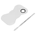 thumbnail image 2 of Cosmetic Makeup Palette, Stainless Steel Makeup Palette Professional Silver  For Home, 2 of 8