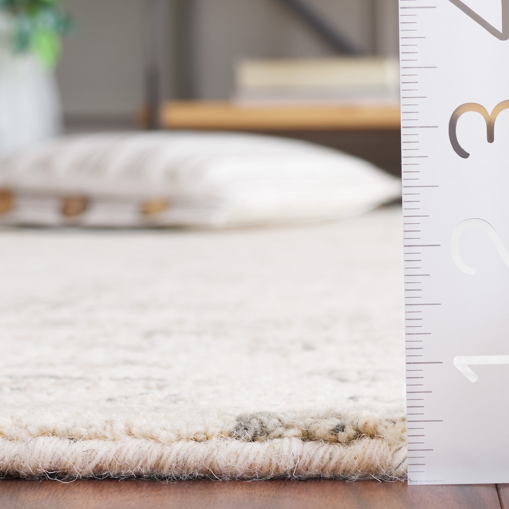 SAFAVIEH Ebony Iacopo Distressed Runner Rug, Ivory/Gray, 2'3" x 9'