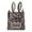 B, variant on FEISHENTT Rabbit Hay Feeder Bag - Hanging Rabbit Hay Feeder for Rabbits, Guinea Pigs and Chinchillas, Moss and Alfalfa Hay A One Size