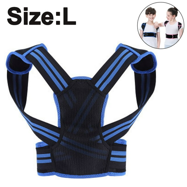 Posture Corrector for Kids, Upper Back Posture Brace for Teenagers Under Clothes Spinal Support to Improve Slouch, Prevent Humpback, Relieve Back Pain
