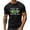 Black, variant on Men's St. Patrick's Day Shamrock Graphic T-Shirt Short Sleeve Crew Neck Top