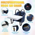 thumbnail image 3 of WonderStone Hook On Chair, Portable High Chair with Tray, Storage Bag & Free Accessories, Clip-On Table Chair for Baby and Toddler, Ideal for Home and Travel, Blue, 3 of 9