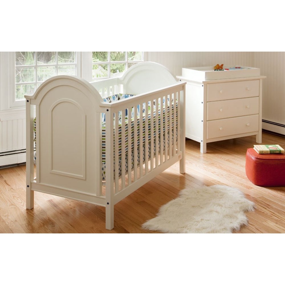 Lolly & Me Ellery 3in1 Convertible Crib White