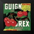 thumbnail image 2 of Sigrid, M. 15x15 Black Modern Framed Museum Art Print Titled - Cerises I, 2 of 5