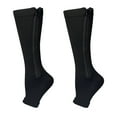 thumbnail image 1 of Yuedong Compression Socks Stockings Sports Stovepipe Conventional Copper Ion Open Toe Zipper Exercise Stress Elastic, 1 of 23