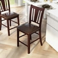 thumbnail image 6 of Furniture of America Villa Wood 5-Piece Counter Dining Set, Espresso, 6 of 8