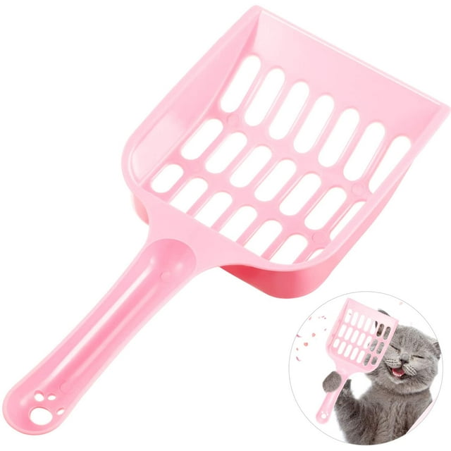 Pelle à Litière pour Chat en Plastique Pelle à Litière Kitty Pelle à Litière pour Animaux de Compagnie Tamis pour Litière pour Animaux de Compagnie pour Nettoyage des Toilettes de Sable de Chat