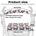thumbnail image 6 of HELLHERO Butterfly Heart Rollator Walker Seat and Backrest Rollbar Covers Seat & Backrest Cover Set for Streets and Parks Breathable Easy Installation, 6 of 7