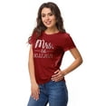 thumbnail image 2 of Inkdotpot Personalized Womens Tshirt Top Mrs WeddingAnnouncement Shirt-6T, 2 of 8