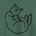 thumbnail image 3 of Instant Message - Cat Mom - Comfy Belly Rubs - Women's Lightweight French Terry Long Sleeve Shirt, 3 of 6
