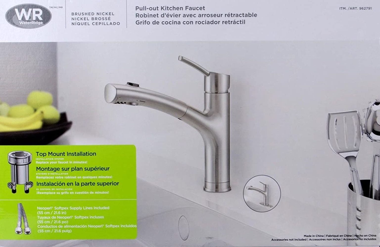 Water Ridge Brushed Nickel Pull Out Kitchen Faucet Fp2b0000 Things In