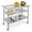 36*18*34inch, variant on Towallmark Stainless Steel Work Table 72 x 30 inch without 4 Wheels Commercial Food Prep Worktable with Casters  Work Table for Commercial Kitchen Restaurant