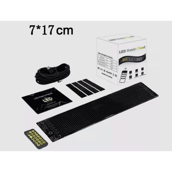 Devil Eyes Light for Cars - Colorful LED Display for Car Windows, Programmable Soft Screen (2.8 * 6.8 in)