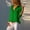 Green, variant on Goodtrade8 Blue Women's Plus Size Tops Button Solid Color Long Sleeve Casual V-Neck Womens Shirts Plus Size