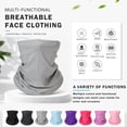 thumbnail image 2 of Vetpw 6 Pack Summer UV Protection Cooling Neck Gaiter Face Clothing Neck Gaiter Mask Scarf Sunscreen Breathable Bandana for Women Men, 2 of 8