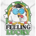 thumbnail image 2 of St Paddys Feeling Lucky Tootsie Owl Romper Boys or Girls Infant Baby Brisco Brands 18M, 2 of 7