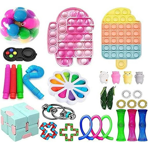 Cadeaux de Pâques pour filles, jouets sensoriels et beaux accessoires pour  les cheveux pour enfants et adultes pour soulager l'anxiété en TDAH :  : Jeux et Jouets