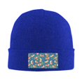 thumbnail image 2 of JUNZAN Corgi with Flowers Mens Winter Hats Thick Knit Cuff Beanie Cap Beanie Hat, 2 of 5