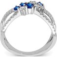thumbnail image 2 of 14K White Gold Sapphire And Diamond Ringsize 7 (Width 2 To 8.4) - Jbsp, 2 of 5